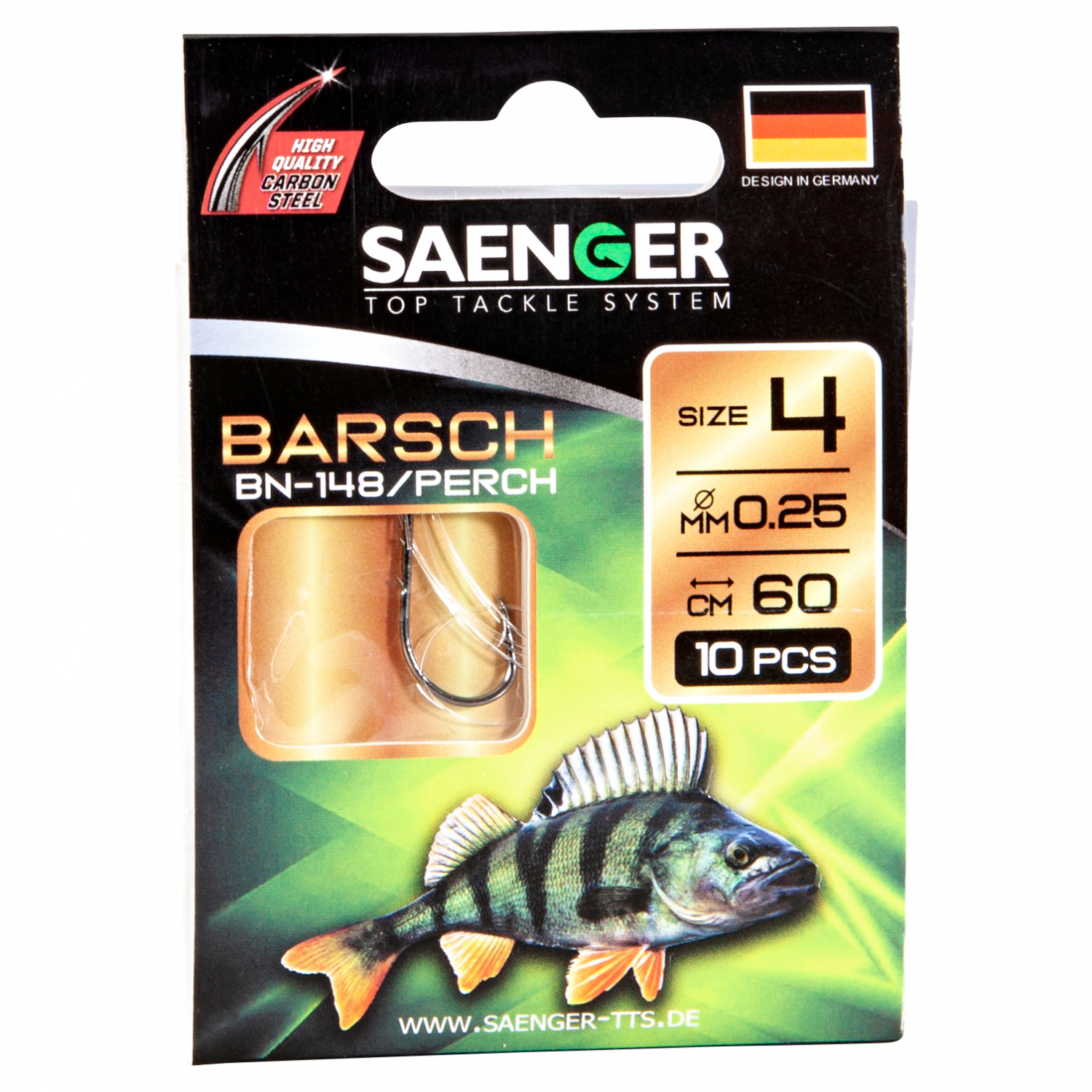 Sänger Target fish Hook, tied (Perch BN-148)