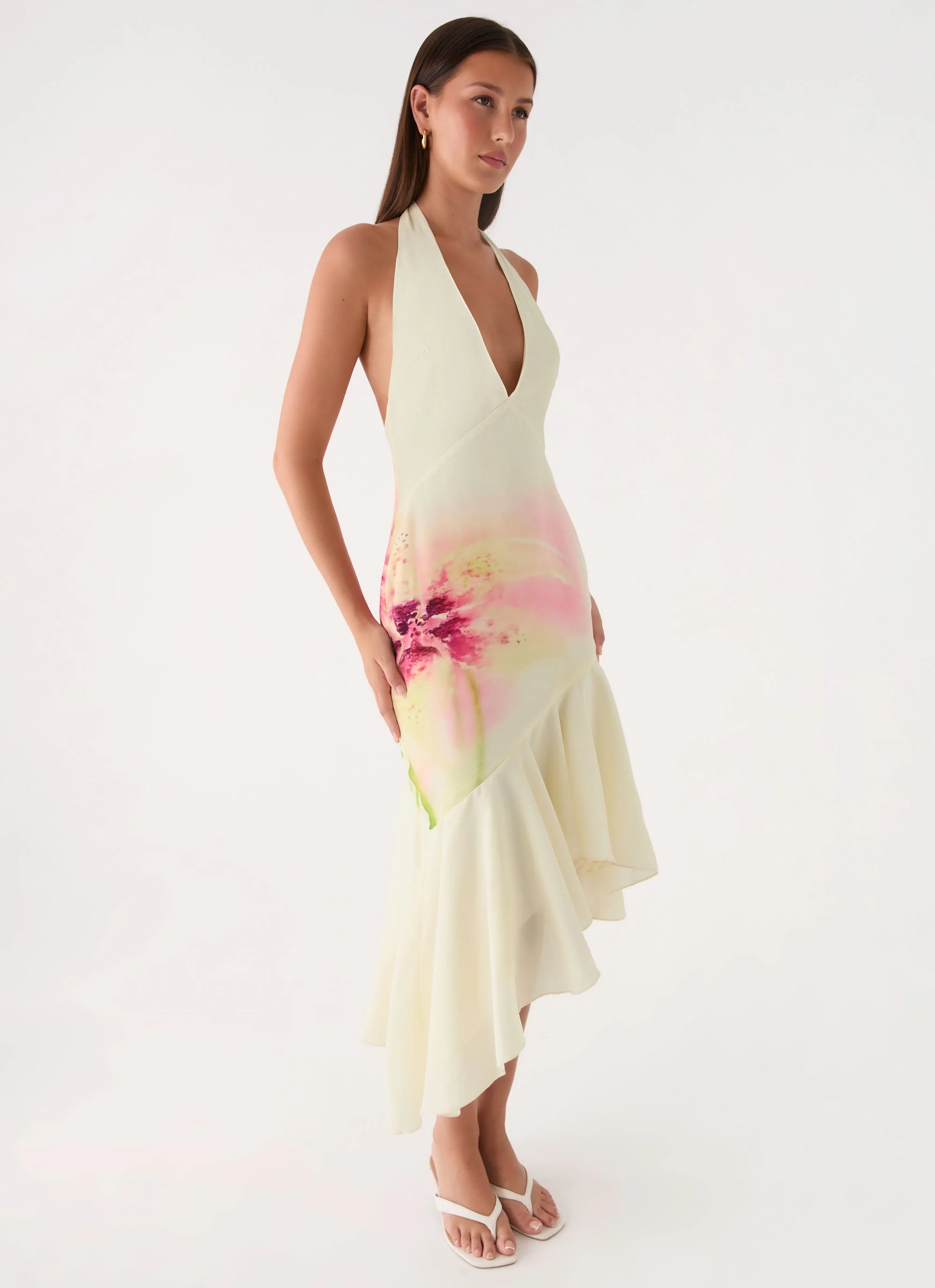 Darline Midi Dress - Soft Lily
