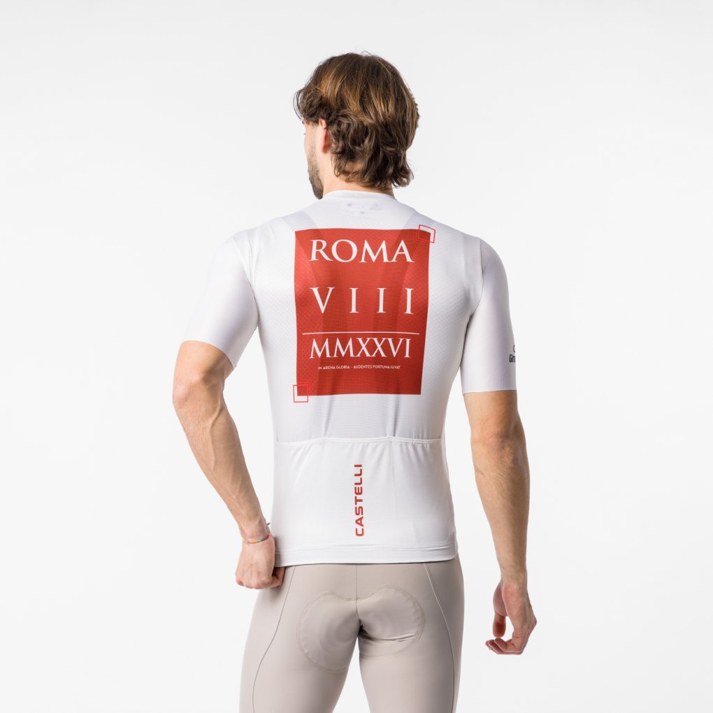 Castelli Giro d'Italia #Giro109 Rome Jersey Men - chalk/red ochre 163