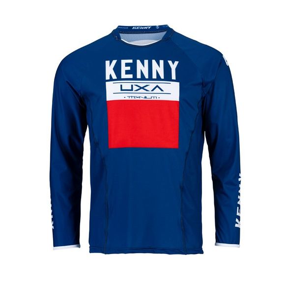 Maillot cross Kenny TITANIUM PATRIOT 2022 - Bleu / BlancRef : KE1621