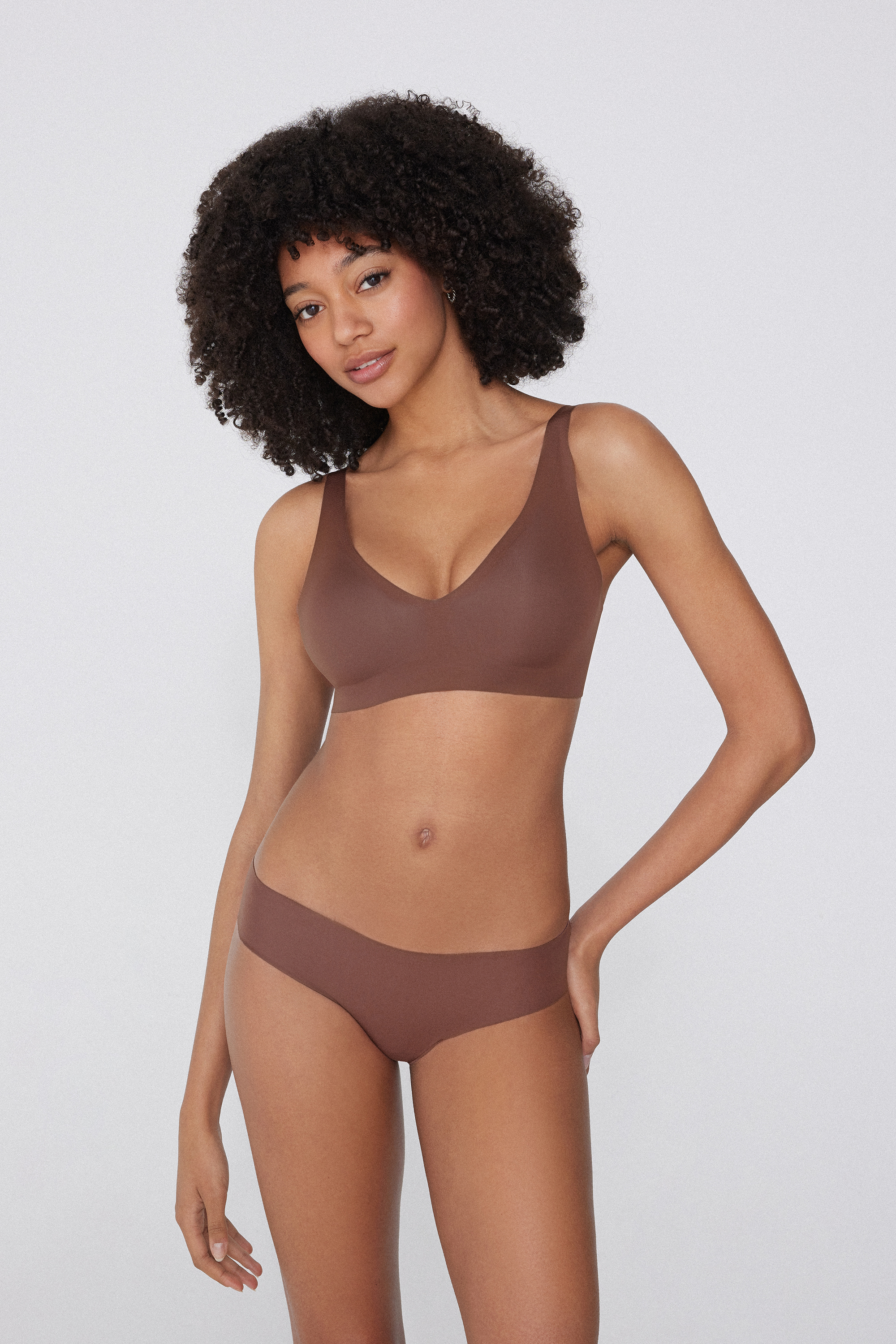 Natural Lifting Laser Cut Triangle Bra