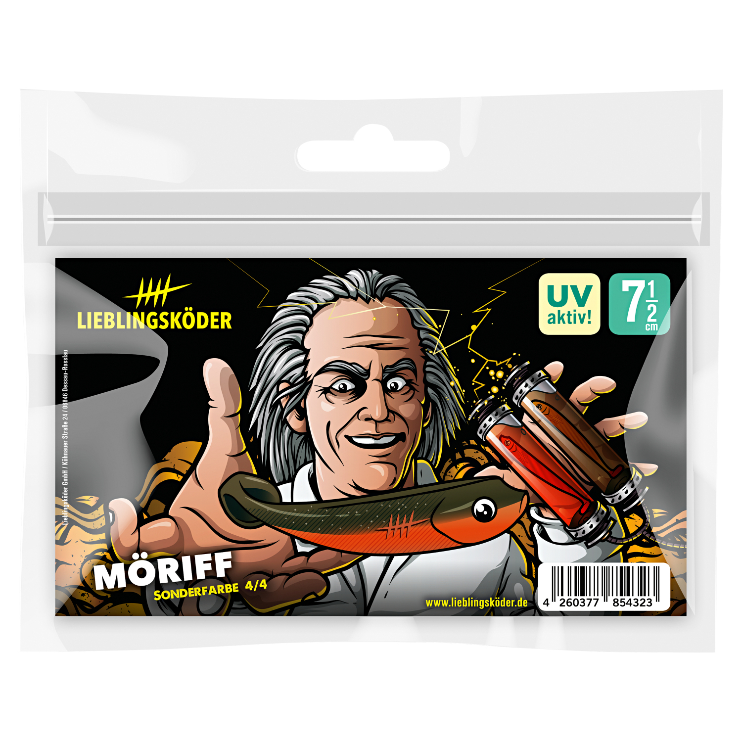 Lieblingsköder Shad Perch Bait (7.5 cm, MöRiff)