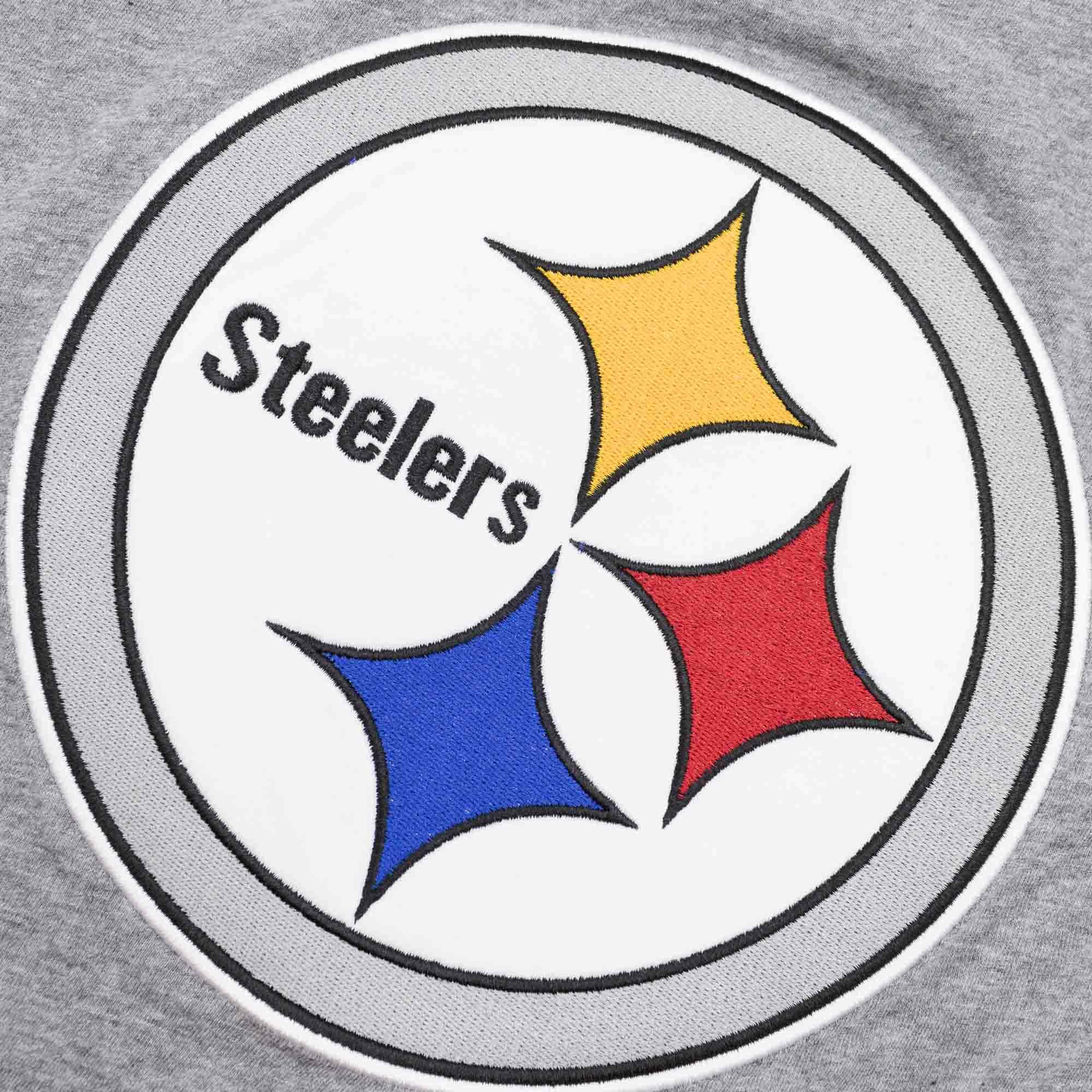 Pittsburgh Steelers Mitchell & Ness Color Blocked NFL Throwback T-Shirt