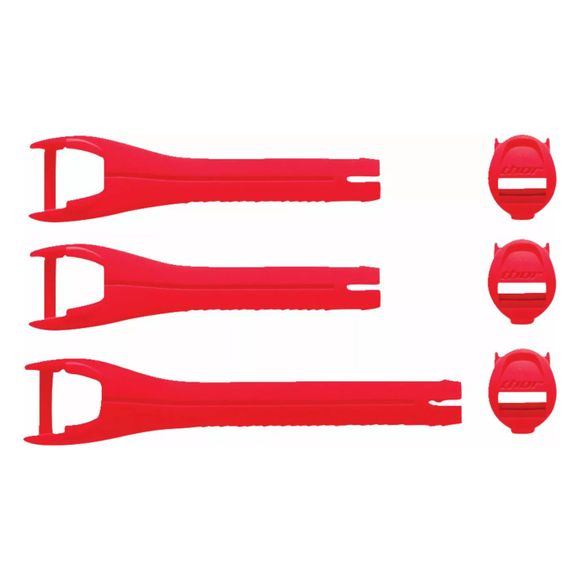 Boucle bottes Thor BLTZ YT XR - Noir / RougeRef : TO3178 / 34301045