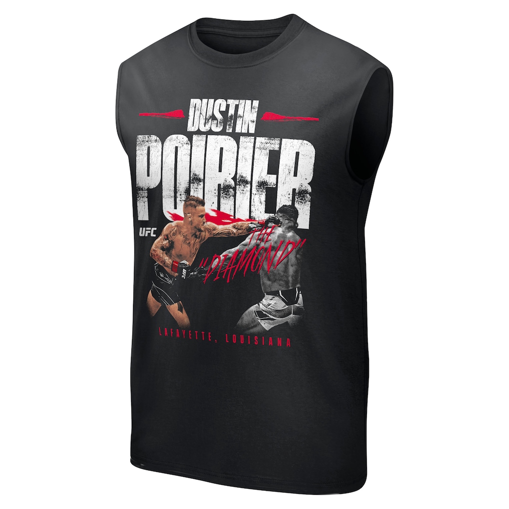UFC Dustin Poirier Strike Tank - Black - Mens