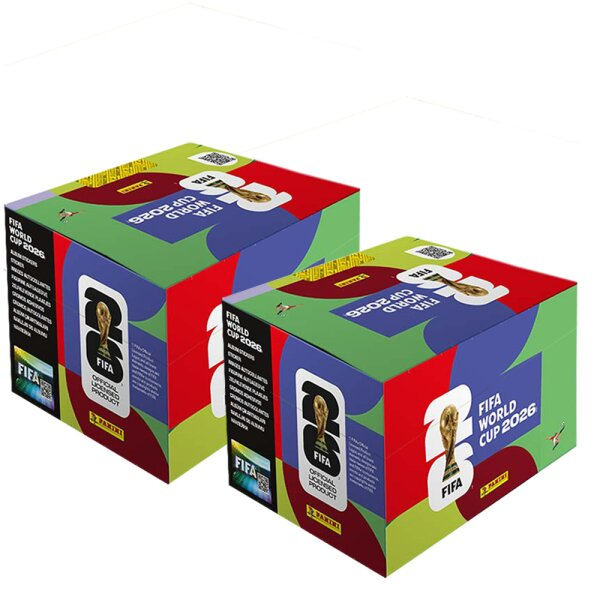 Panini FIFA World Cup 2026 Stickers - 2 Displays (200 Packs)