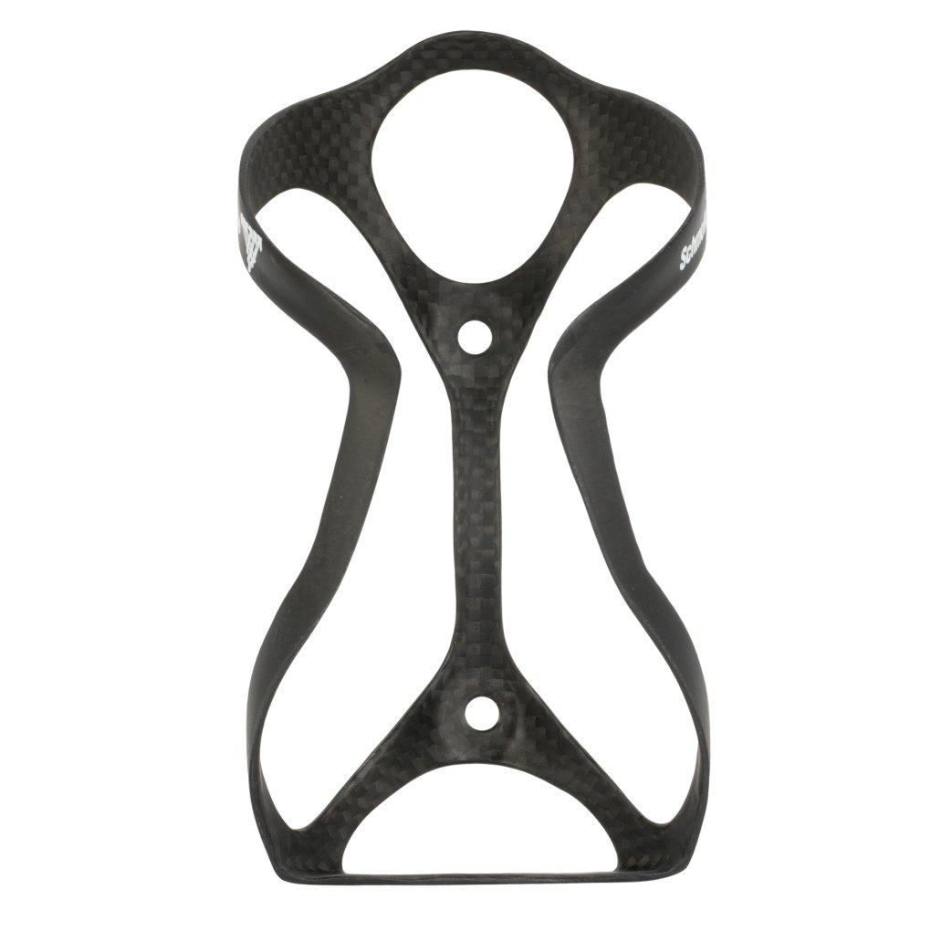 Schmolke Bottle Cage - Carbon - White Edition