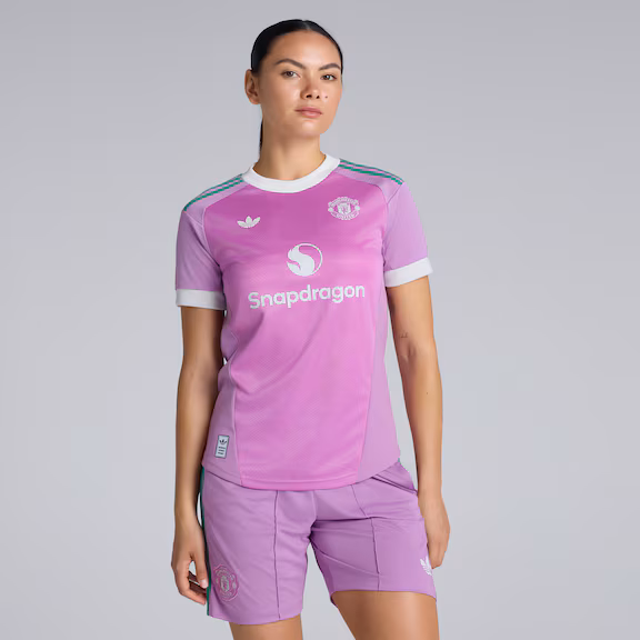 Manchester United Womens 26/27 Away Goalkeeper Short Sleeve Jersey Pink