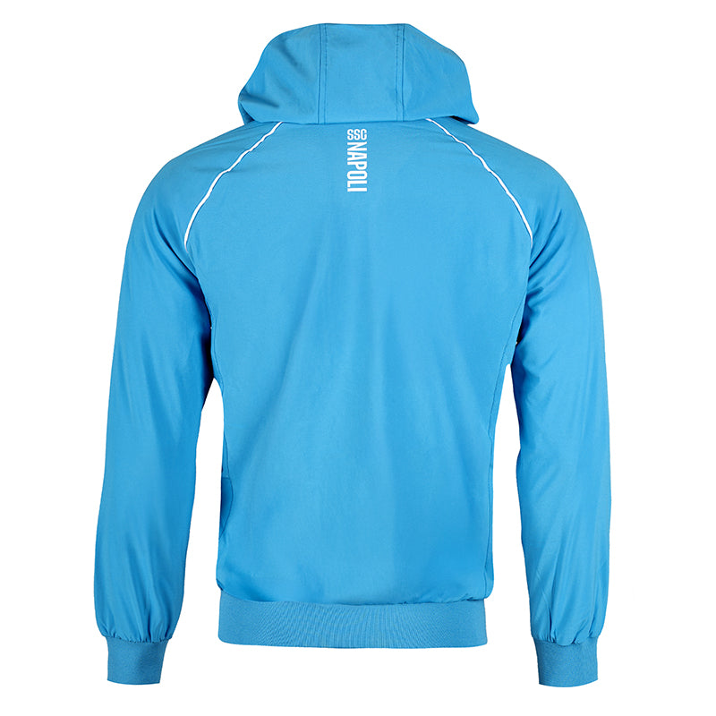 SSC Napoli Polystretch Hooded Sweatshirt Sky Blue 2025/2026
