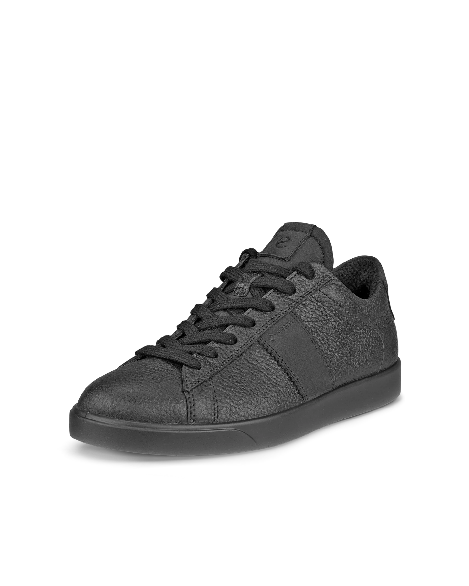 ECCO STREET LITE W Damen Ledersneaker mit Gore-Tex Schwarz