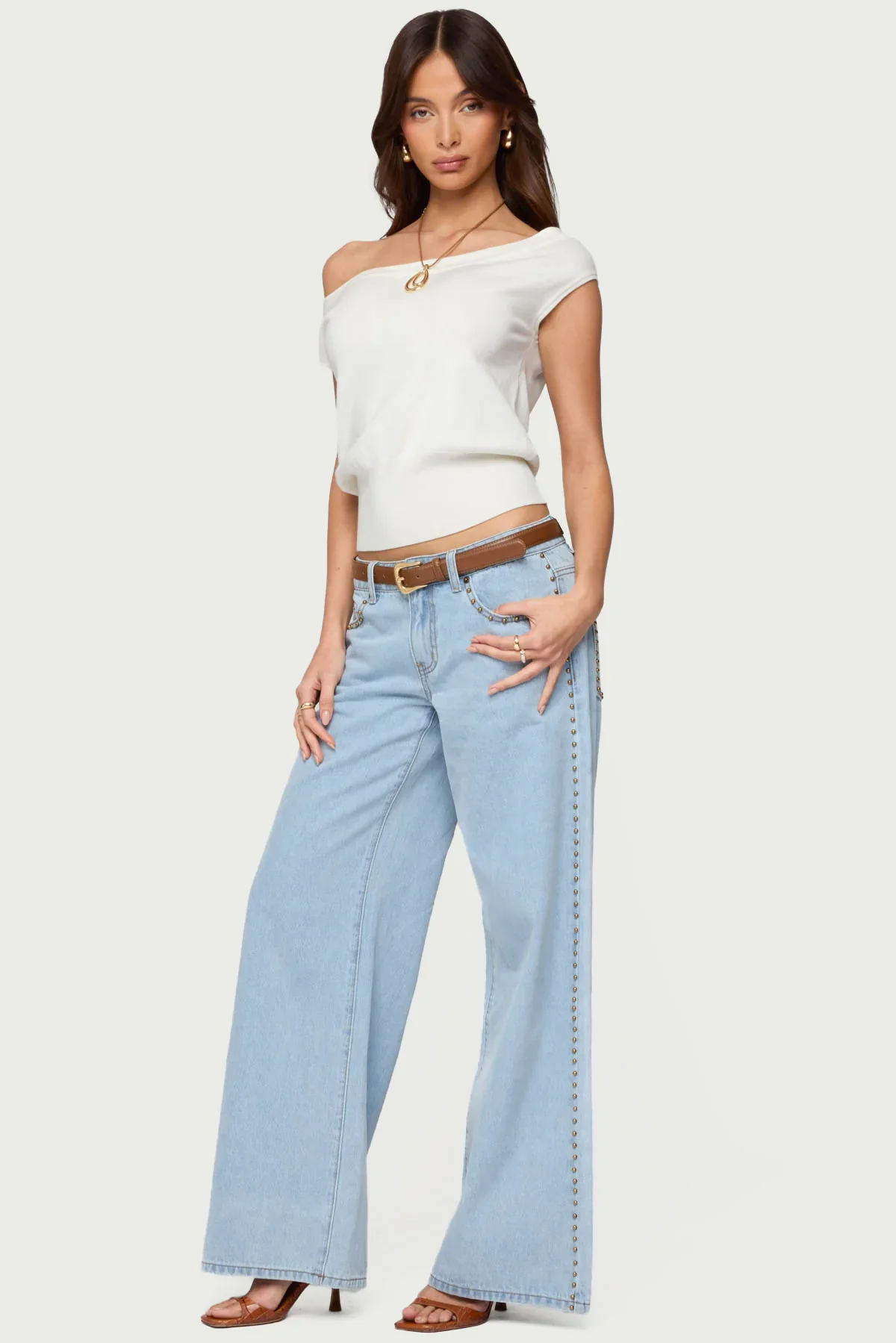 Michaela Off Shoulder Knit Top