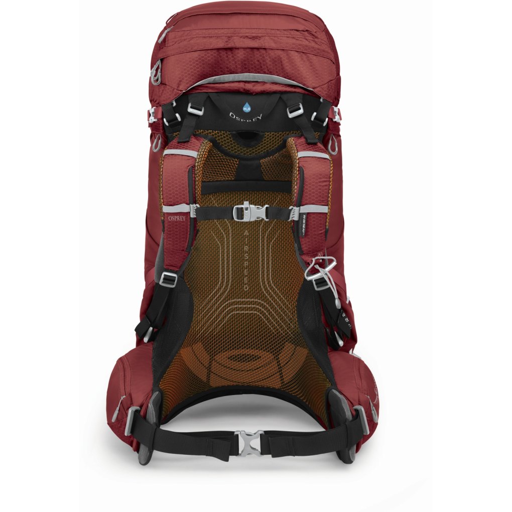 Osprey Aura AG 65 Women's Trekking Backpack - Berry Sorbet Red