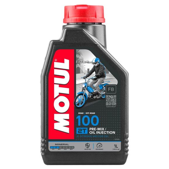 Huile moteur Motul 100 2T 1L UniverselRef : MOT0146 / 104024