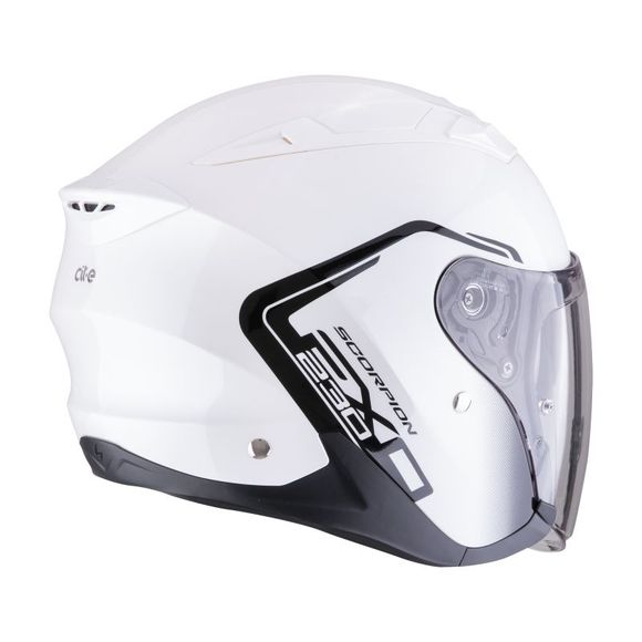 Scorpion Exo EXO-230 Open Face Helmet - CIT-E - White / BlackRef: SC1170