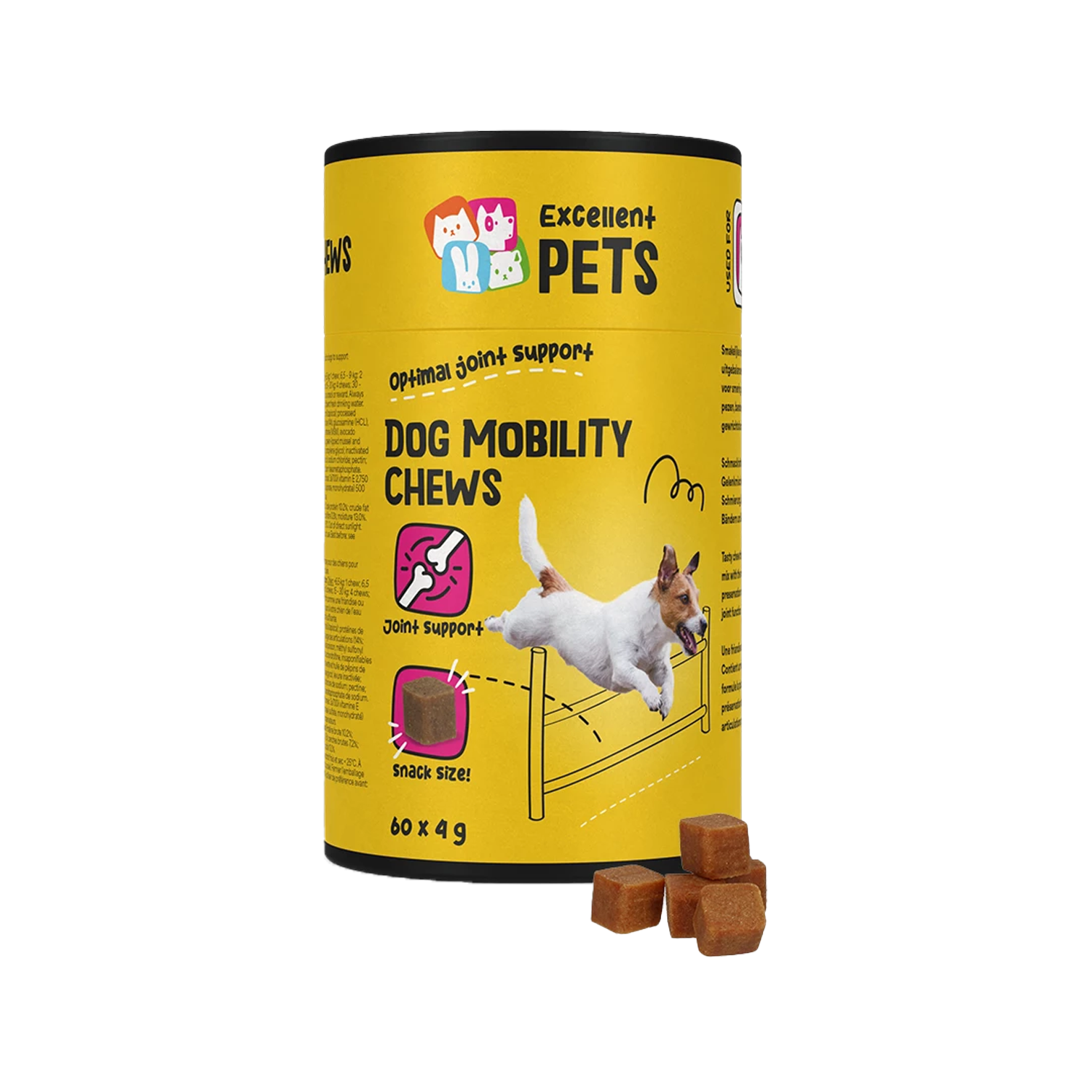 Excellent Pets Dog Mobility Chews - 60 pieces