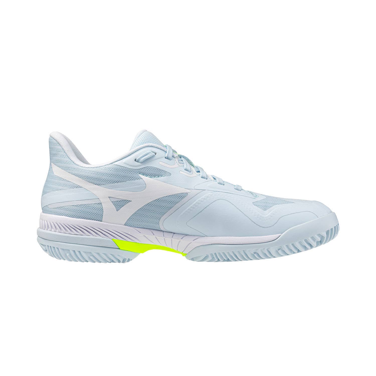 MIZUNO WAVE EXCEED COURT CLAY WHITE/YELLOW WOMEN 61GC2521