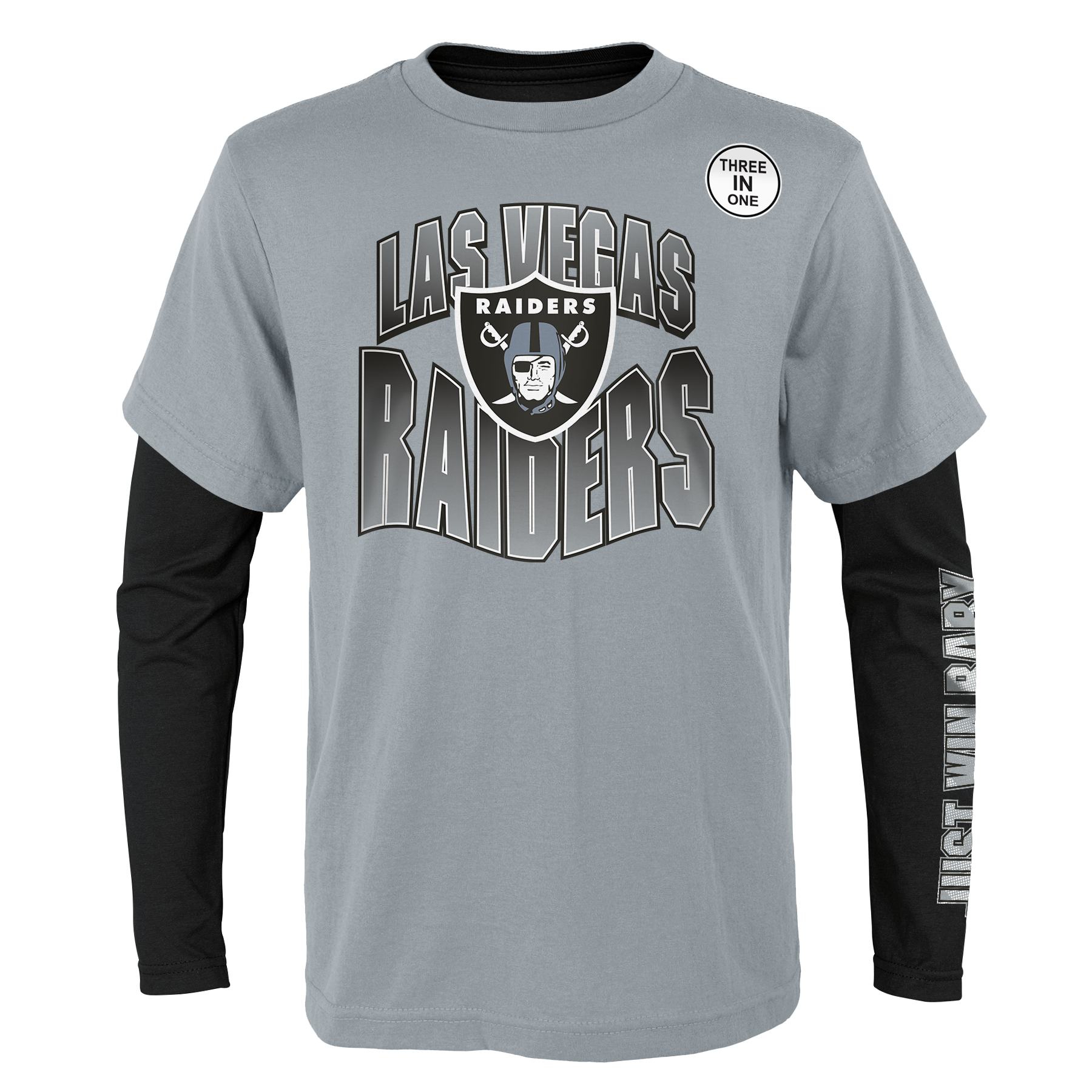 Las Vegas Raiders Game Day 3-in-1 Combo NFL Shirt (YOUTH)