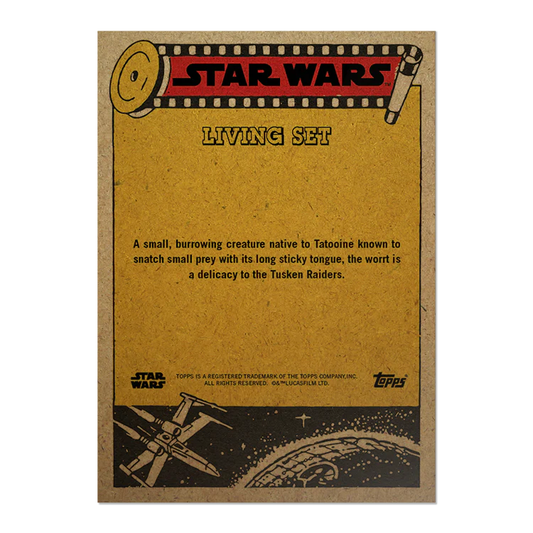 Topps UK - SW Living Set Card #413 - Worrt