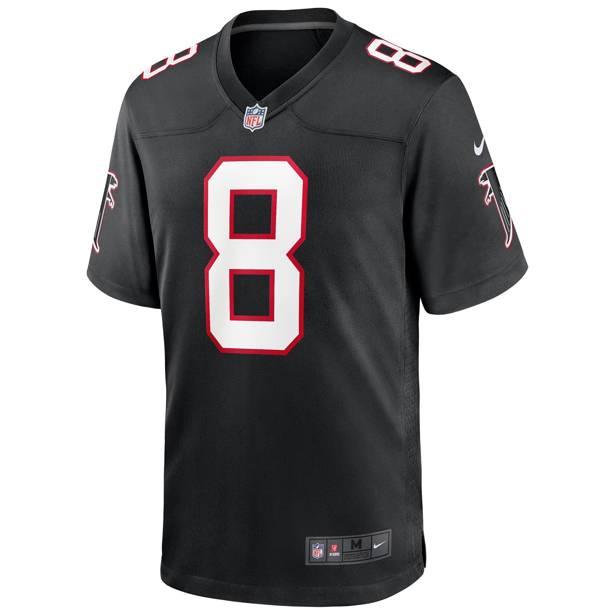 Kyle Pitts #8 Atlanta Falcons GAME NFL Jersey Alternate Throwback Black