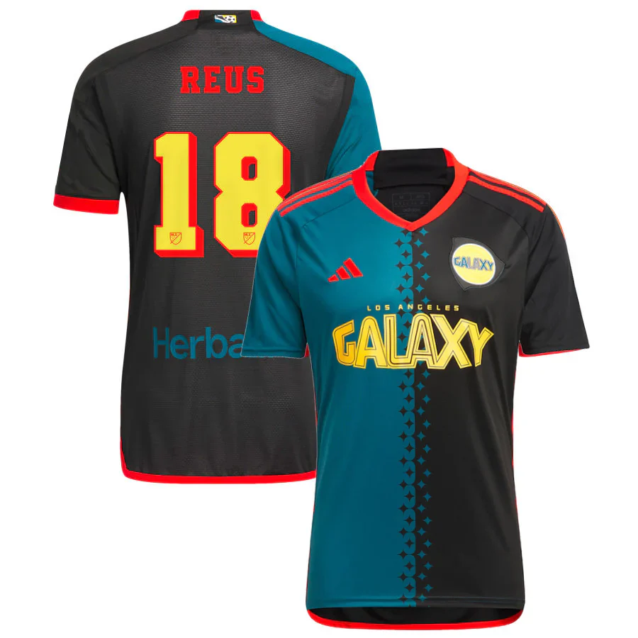 LA Galaxy Marco Reus Third Jersey 24/25 (Black/Virdia)
