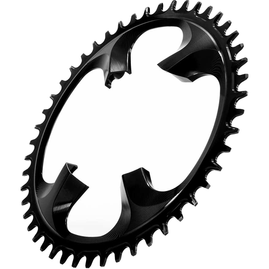 Garbaruk Road/CX/Gravel Chainring - 110 mm / Round / Narrow-Wide - for Shimano Ultegra R8000 - black