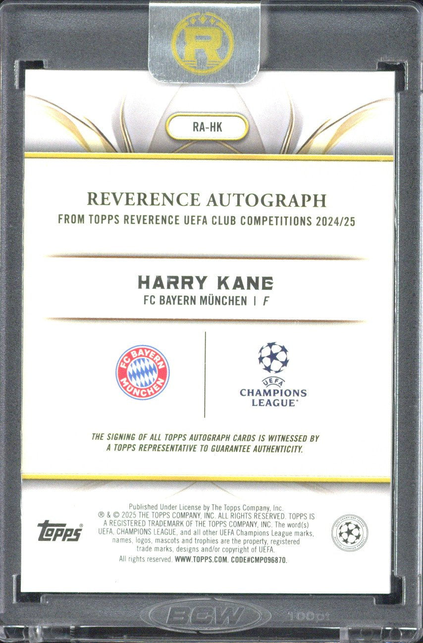 2024-25 Topps Reverence Harry Kane Autograph /75 #RA-HK