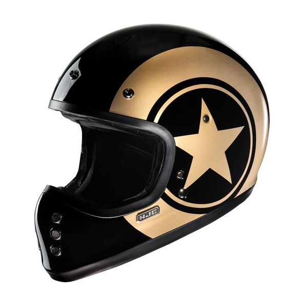 Casque intégral HJC V60 - NYX - Noir / JauneRef : HJ1123