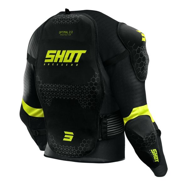 Gilet de protection Shot OPTIMAL 2.0 2025 - Noir / JauneRef : SO2737