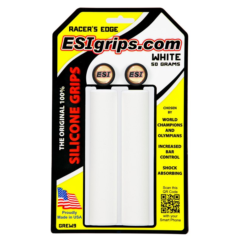 ESI Grips Racer's Edge Handlebar Grips - White