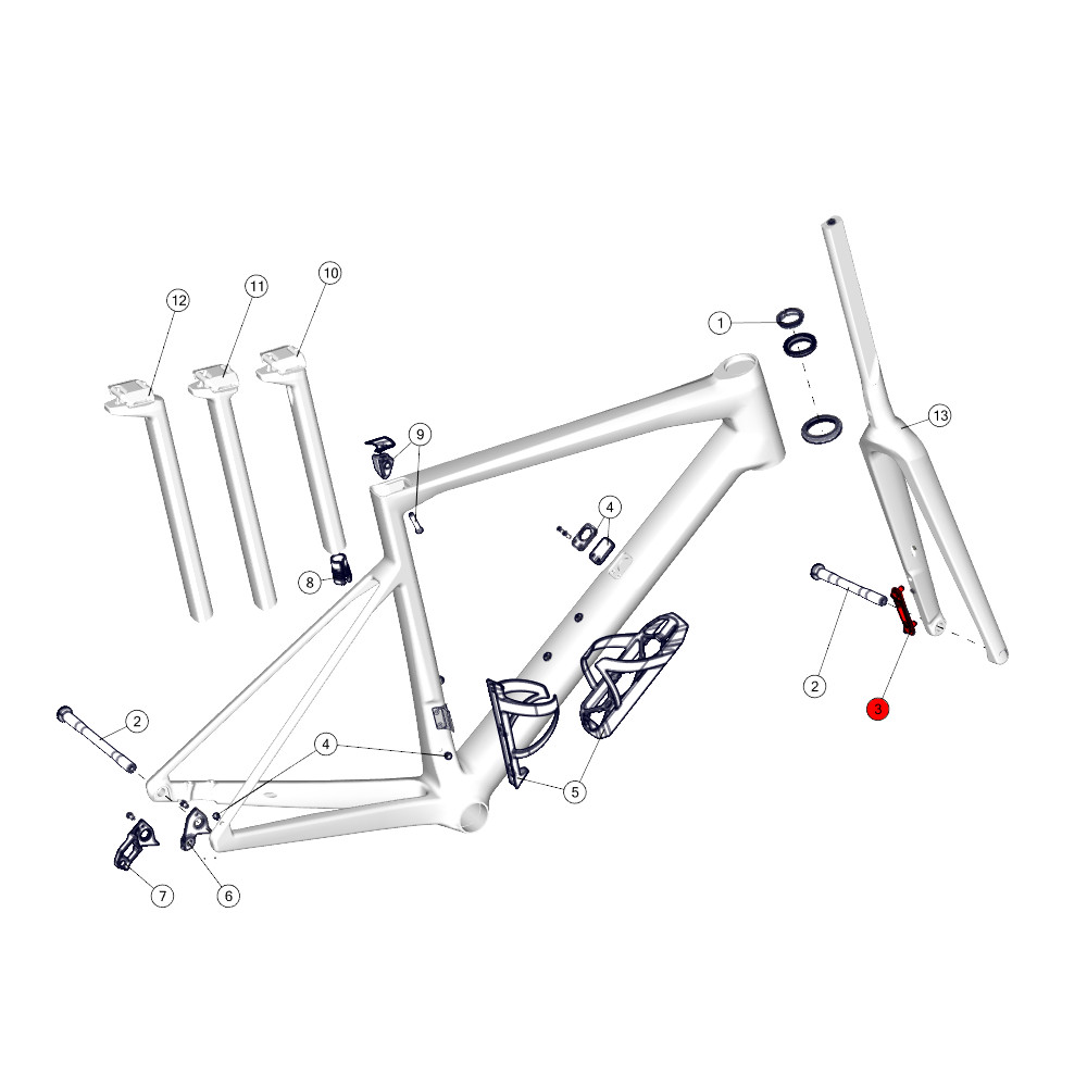 BMC Brake Mount Adapter for Teammachine SLR01 / SLR (MY 2021) - 30000714