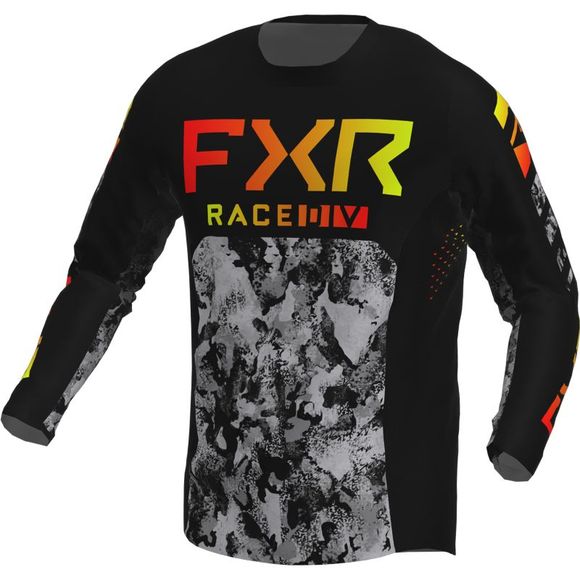 Maillot cross FXR PODIUM ACID INFERNO ENFANT - NoirRef : FXR0195