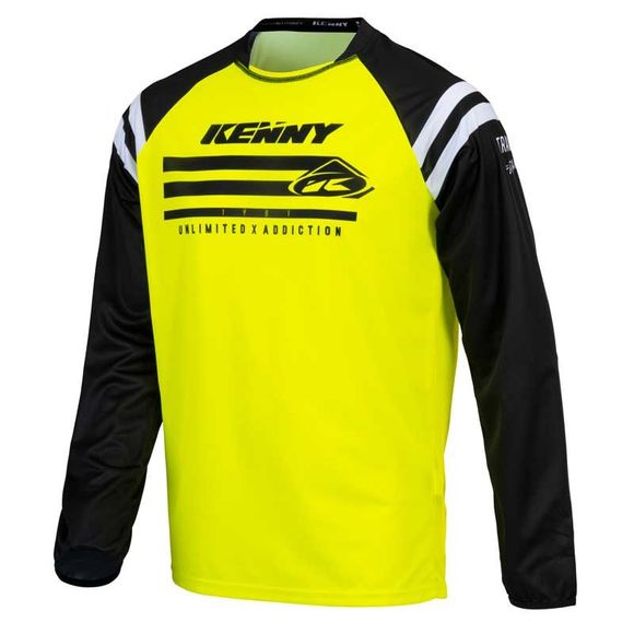 Kenny TRACK CHILDREN'S cross jersey - RAW - NEON YELLOW - Yellow / BlackRef: KE1407