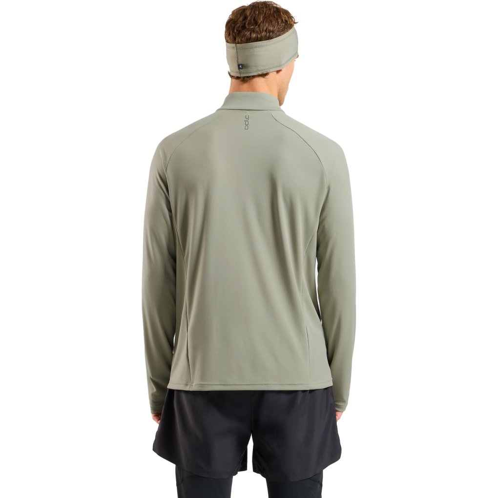 Odlo Essentials Ceramiwarm Half-Zip Running Mid Layer Men - shadow