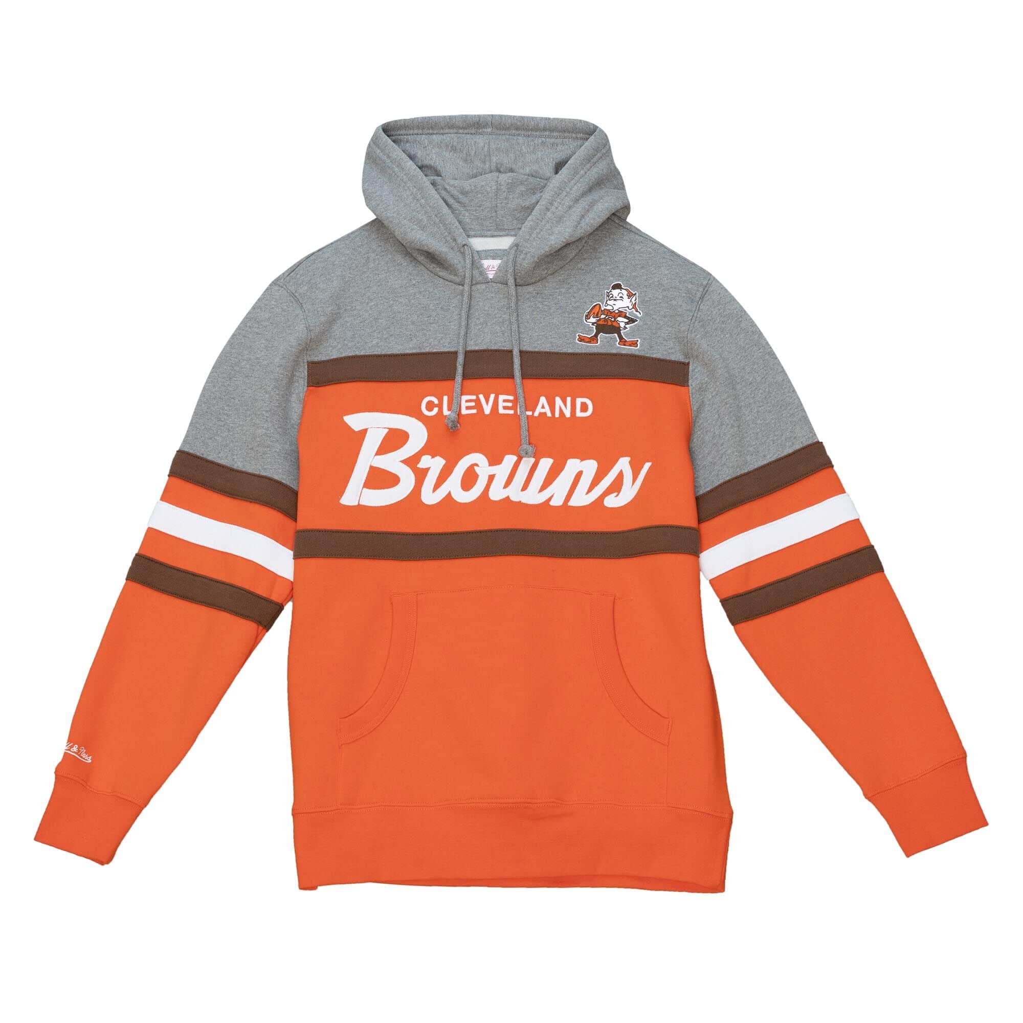Cleveland Browns Head Coach Mitchell & Ness NFL Throwback Football Hoodie