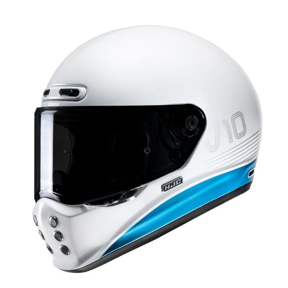 HJC V10 Full-Face Helmet - TAMI - Blue / WhiteRef: HJ1036-C61479