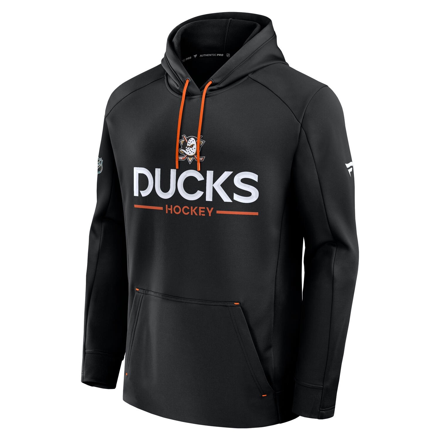 Anaheim Ducks 2025/26 Authentic Pro Rink Tech NHL Hoodie Black