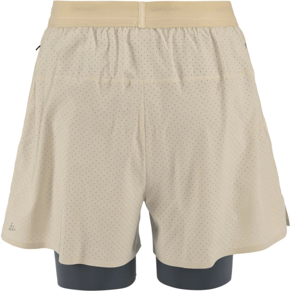 CRAFT Hypervent 2-In-1 Running Shorts Men - Plaster