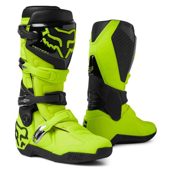 Fox MOTION 2024 cross Boots - Yellow / BlackRef: fx3727-c51274
