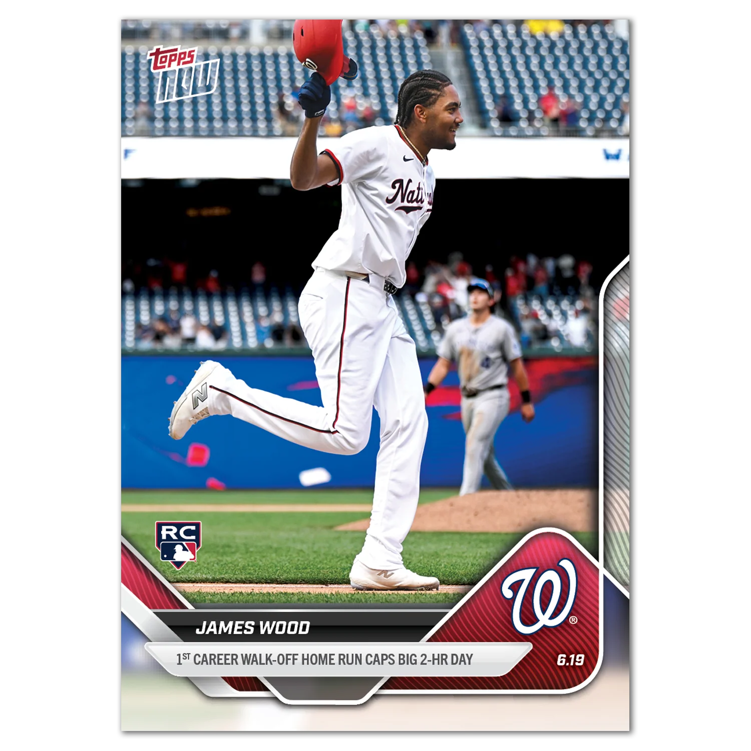 James Wood - 2025 MLB Topps NOW® - Card 318 - LOOK FOR AUTOS