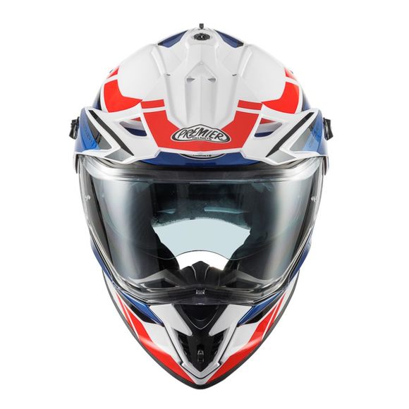 Premier DISCOVERY GL Full-Face Helmet - White / BlueRef: PE0458