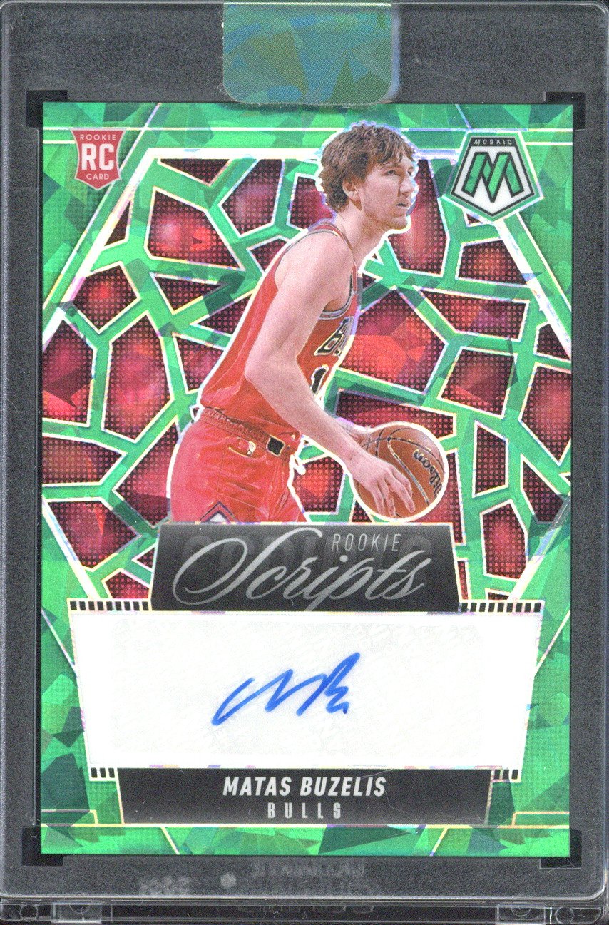 2024-25 Panini Mosaic Matas Buzelis RC Scripts Autograph #RS-BUZ