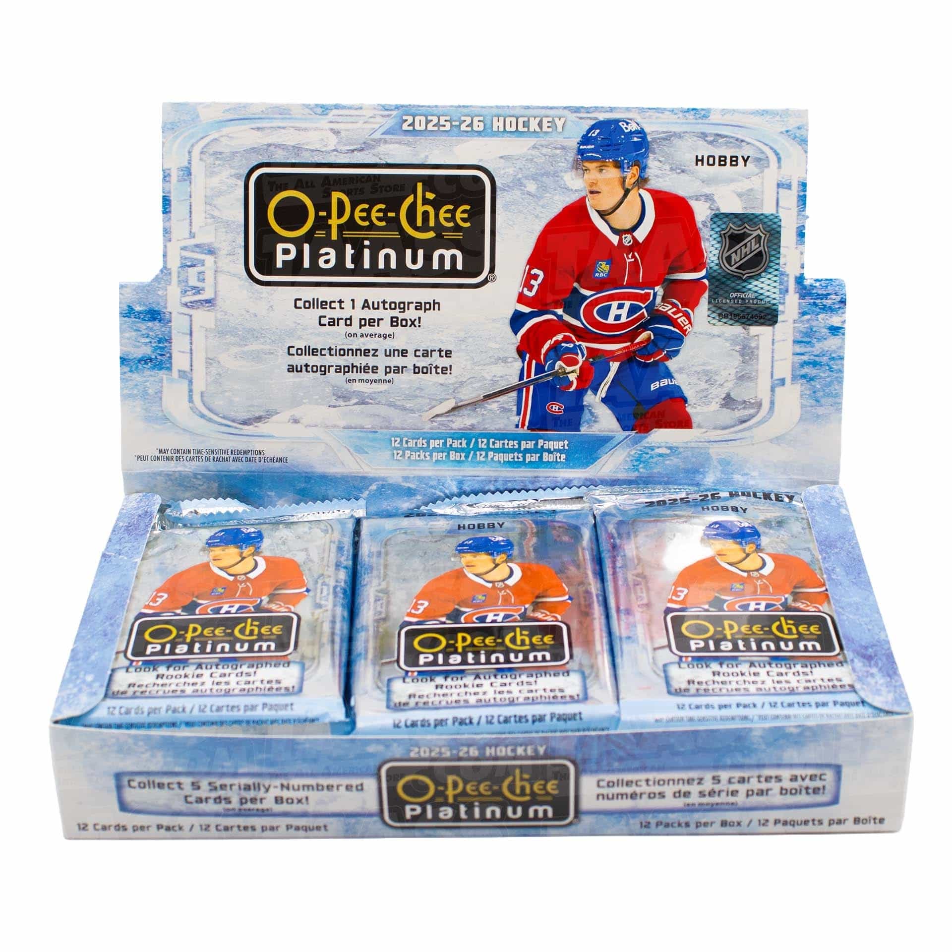 2025/26 Upper Deck O-Pee-Chee Platinum Hockey NHL Hobby Pack