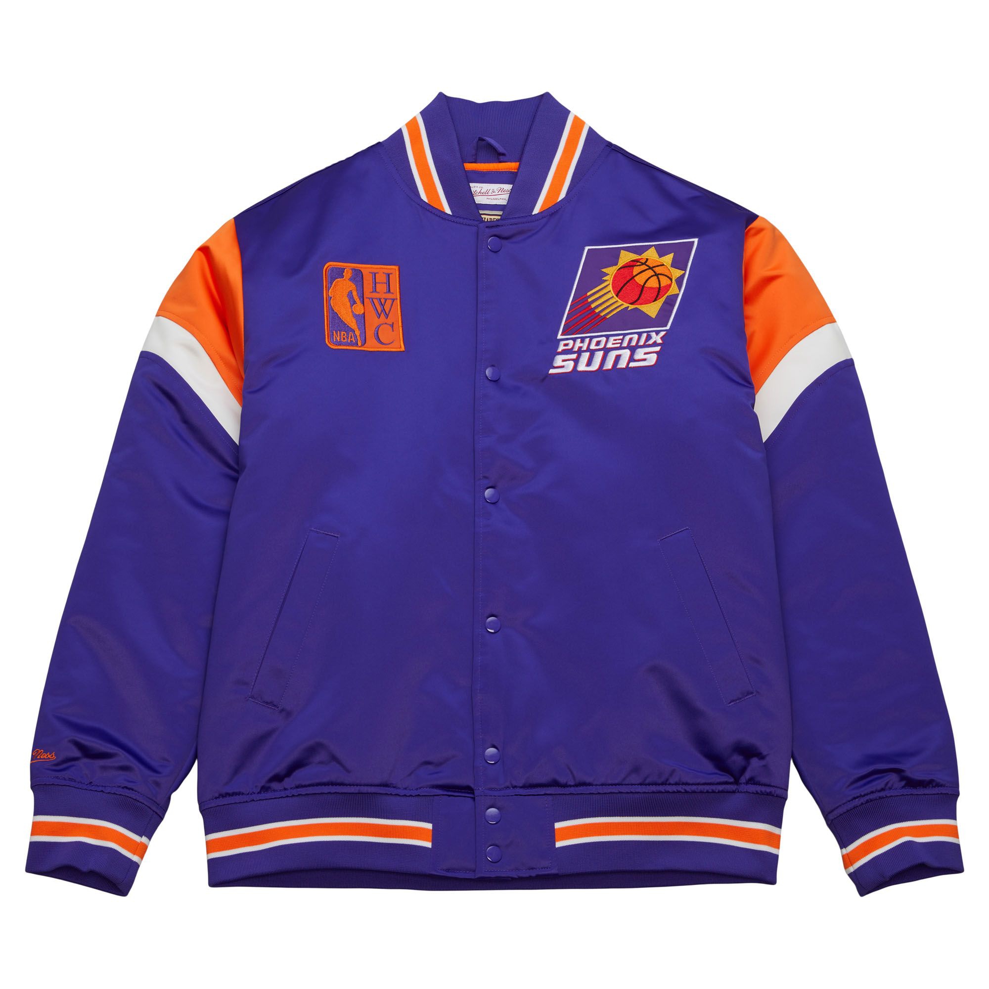 Phoenix Suns Mitchell & Ness Heavyweight Satin NBA Jacket