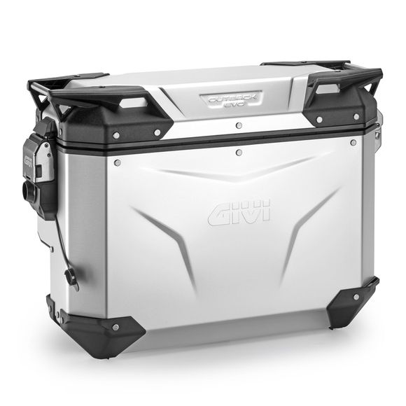 Givi Trekker Outback Evo Smart 33 Liter Save Supply To Doed (Right Rating) Without Barillet - Universal Anodized - GrayRef: Gi2378 / Obkevs33Aar