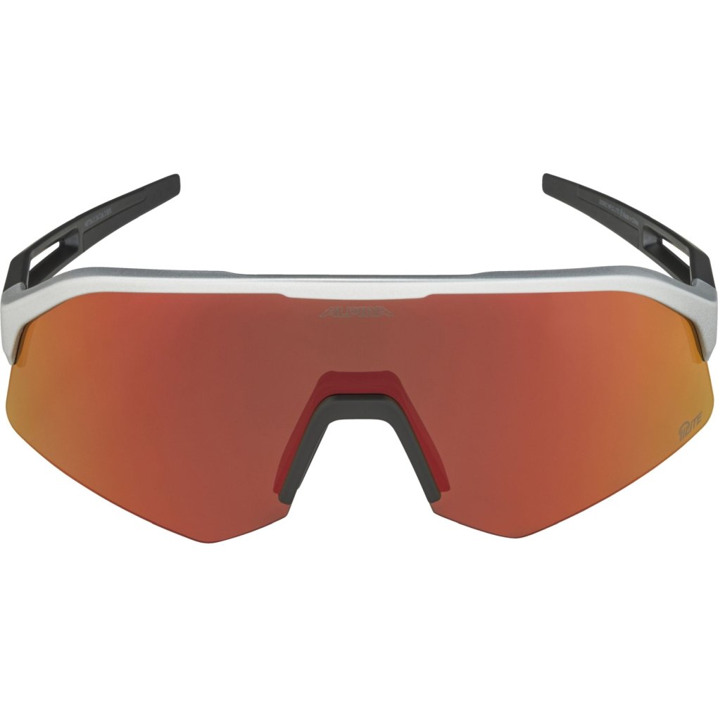 Alpina Sonic HR Q-Lite Glasses - aluminum/mirror red