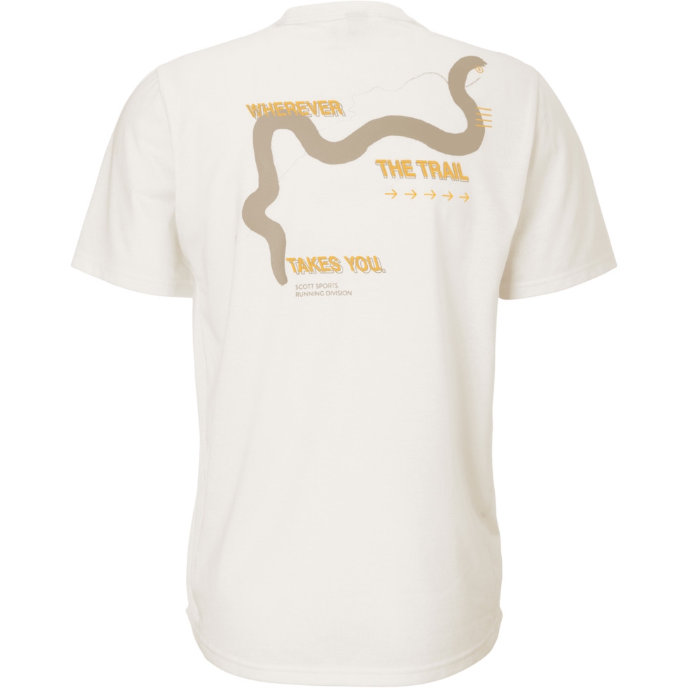 SCOTT Endurance DRI Shortsleeve T-Shirt Men - cotton white/toast beige