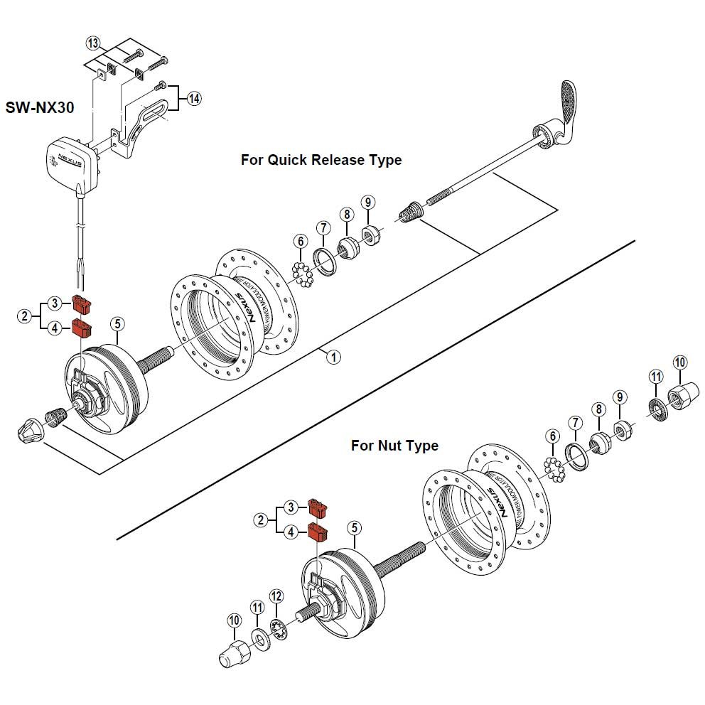 Shimano Connection Plug for Hub Dynamo