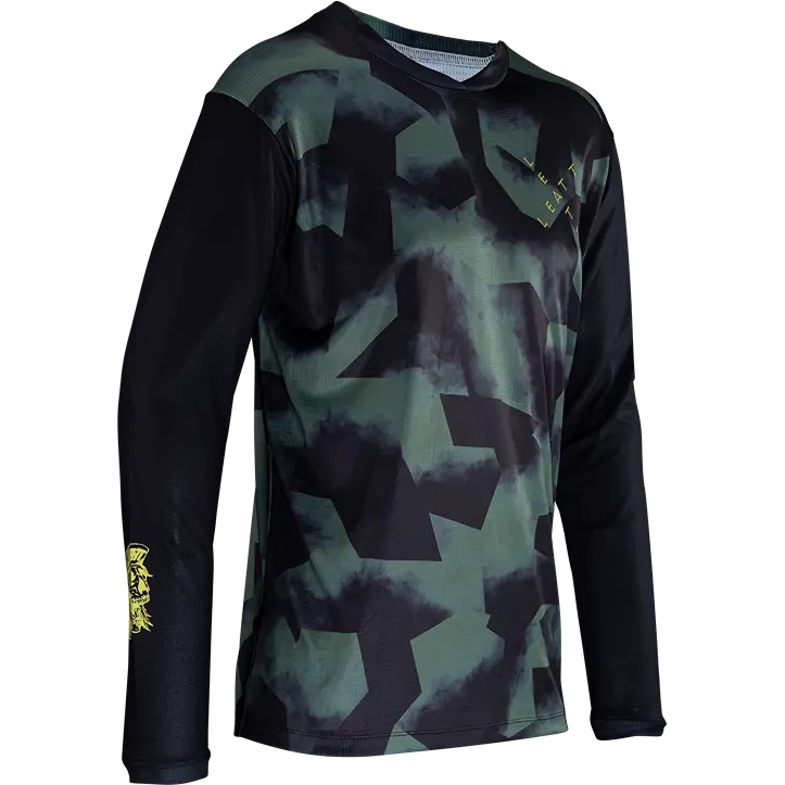 Leatt MTB Gravity 4.0 Long Sleeve Jersey Kids - spinach