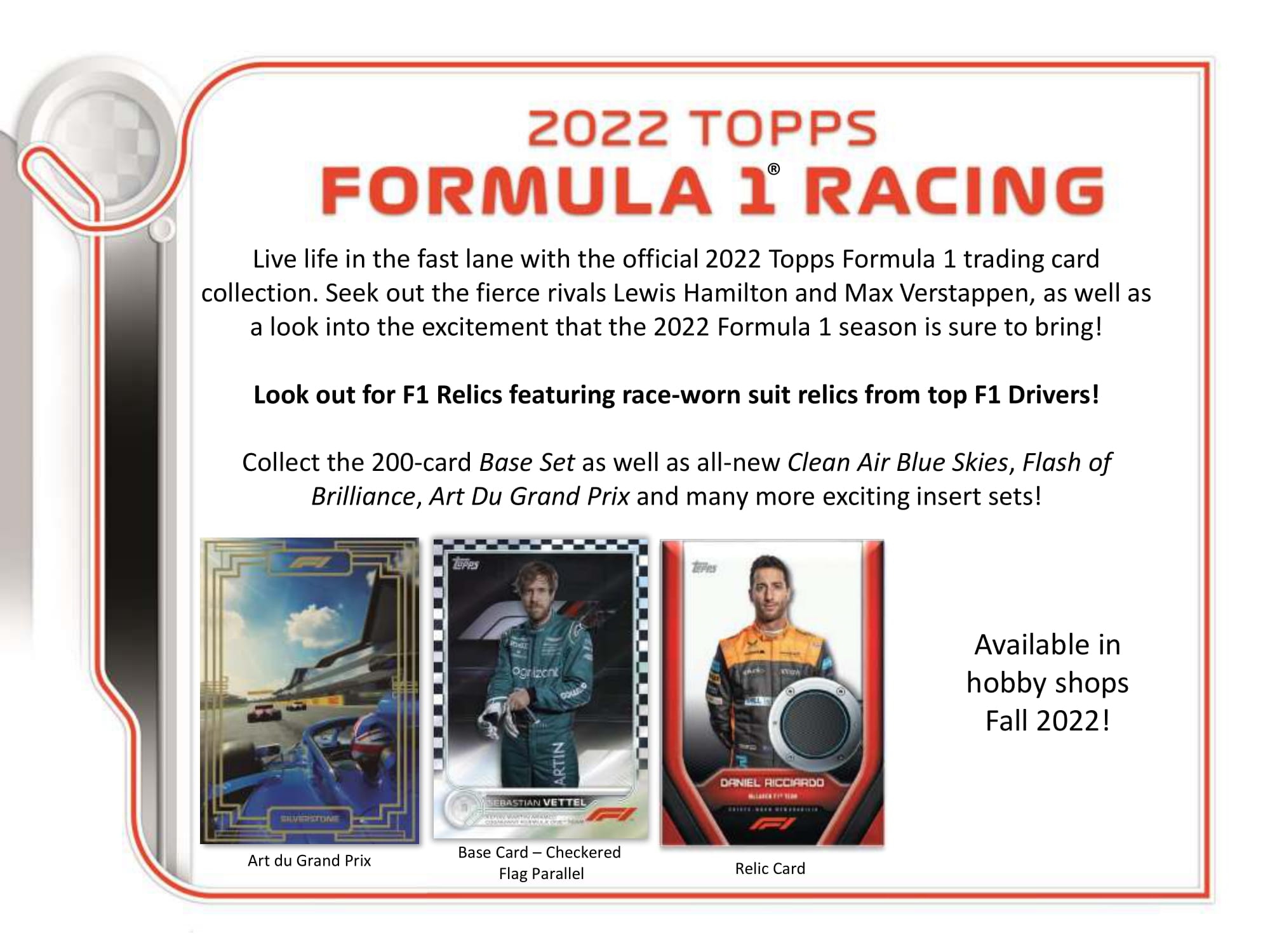 2022 Topps Formula 1 Racing (Formel 1) Hobby Box