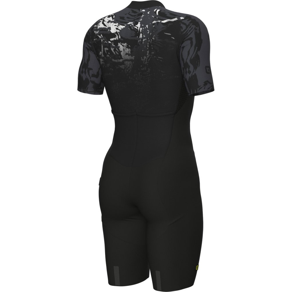 Alé R-EV1 Hive 2.0 Short Sleeve Skinsuit Men - grey